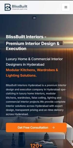 BlissBuilt — website screenshot