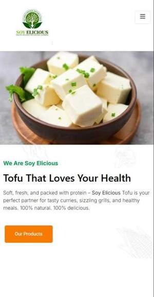 Soyelicious — website screenshot