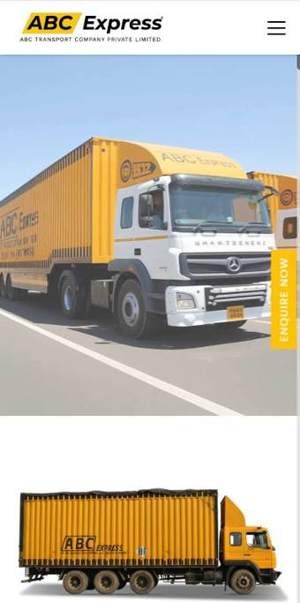 ABC Transport — website screenshot