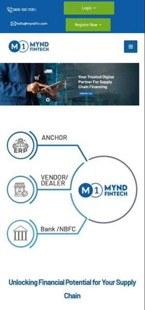 Mynd Fintech — website screenshot